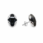 H&otilde;bedased k&otilde;rvar&otilde;ngad &bdquo;Delia (Graphite Lite Chrome)&ldquo; Swarovski&reg; kristallidega