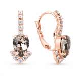K&otilde;rvar&otilde;ngad &bdquo;Leonora II (Black Diamond)&ldquo; Preciosa&reg; kristallidega