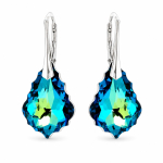 H&otilde;bedased k&otilde;rvar&otilde;ngad &bdquo;Baroque V (Bermuda Blue)&ldquo; Swarovski&reg; kristallidega