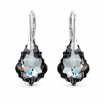 H&otilde;bedased k&otilde;rvar&otilde;ngad &bdquo;Baroque V (Silver Night)&ldquo; Swarovski&reg; kristallidega