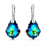 H&otilde;bedased k&otilde;rvar&otilde;ngad &bdquo;Baroque V (Meridian Blue)&ldquo; Swarovski&reg; kristallidega