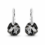 H&otilde;bedased k&otilde;rvar&otilde;ngad &bdquo;Frozen Edges (Silver Night)&ldquo; Swarovski&reg; kristallidega