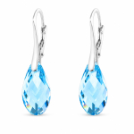 H&otilde;bedased k&otilde;rvar&otilde;ngad &bdquo;Enchant&eacute; (Aquamarine)&ldquo; Swarovski&reg; kristallidega