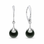 H&otilde;bedased k&otilde;rvar&otilde;ngad &bdquo;Pearl Galaxy (Magic Black)&ldquo; Preciosa&reg; kristallidega