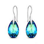 H&otilde;bedased k&otilde;rvar&otilde;ngad &bdquo;Baroque (Bermuda Blue)&ldquo; Swarovski&reg; kristallidega