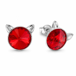 H&otilde;bedased k&otilde;rvar&otilde;ngad &bdquo;Cat (Light Siam)&ldquo; Swarovski&reg; kristallidega