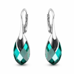H&otilde;bedased k&otilde;rvar&otilde;ngad &bdquo;Baroque II (Emerald Light Chrome)&ldquo; Swarovski&reg; kristallidega