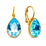 K&otilde;rvar&otilde;ngad &bdquo;Crystal Drop (Aquamarine Blue)&ldquo; Swarovski&reg; kristallidega