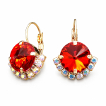 K&otilde;rvar&otilde;ngad &bdquo;Clarice V (Light Siam)&ldquo; Swarovski&reg; kristallidega