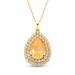 Ripats &bdquo;Jasmine (Peach DeLite)&ldquo; Swarovski&reg; kristallidega