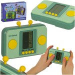 Rohelise v&auml;rvusega elektrooniline kaasaskantav arcade m&auml;ngukonsool