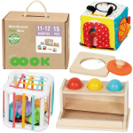 WOOPIE GREEN Box 5in1 Montessori hariv m&auml;nguasi FSC