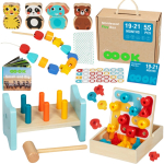 TOOKY TOY M&auml;nguasjakast XXL Montessori hariv 7in1 sensoorset kast