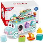 WOOPIE BABY muusikaline sorteerimisauto tsimbalitega