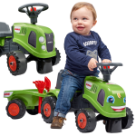 FALK Baby Claas roheline traktor haagise ja lisadega