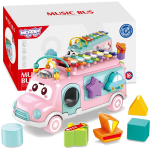 WOOPIE BABY Muusikaline auto sorteerimism&auml;ng roosa