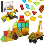 3D ehituslikud magnetplokid 50-osaline komplekt