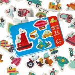 Pusledise transpordivahenditega 24 puslet