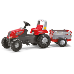 Rolly Toys RollyJunior RT - Pedalitraktor koos haagisega
