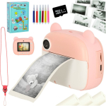 Instantkaamera termoprinter + kassett 32GB roosa karu KX3573_1