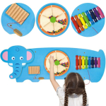 VIGA manipuleeriv sensoorne tahvel - Elevant (FSC Montessori sertifikaat)
