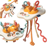 WOOPIE BABY Montessori sensoorne m&auml;nguasi, hambahari, helin, multifunktsionaalne UFO