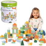 CLASSIC WORLD Puidust klotside komplekt &bdquo;Mets&ldquo; 100 tk.