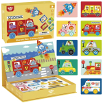 TOOKY TOY Montessori Arendav magnetpuzzle lastele 80 tk.