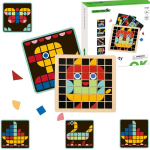 TOOKY TOY Montessori Puidust mosaiik