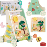 CLASSIC WORLD Puidust multifunktsionaalne k&auml;imistugi/t&otilde;ukek&auml;ru 8in1 Forest Walker CW10527