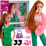 WOOPIE ROYAL Emi nukk 30 cm - 12 peidetud &uuml;llatust + riided ja aksessuaarid