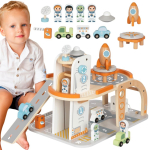 TOOKY TOY puidust autode parkimiskompleks