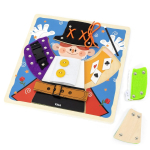 VIGA puidust manipuleerimislaud pandlate ja lukkudega Montessori Magas