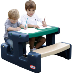 Little Tikes sinine ja roheline laste piknikulaud aeda