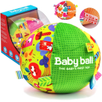 WOOPIE BABY Pehme Sensoorne Pall Lady Label &otilde;mblusega v&auml;ikelastele + heli