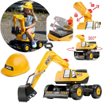 FALK JCB KAEVUR p&ouml;&ouml;rleva kollase liikuva koppaga ekskavaator
