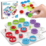 WOOPIE IQ Loogiline m&auml;ng, strateegiline aju treening Tic-Tac-Toe 36 tk