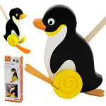 Viga Toys puidust pingviini t&otilde;ukaja