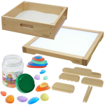 MASTERKIDZ sensorraam - LED paneel + liivam&auml;ngude komplekt