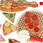 Puidust m&auml;ngukomplekt "Pizza" lisadega