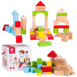 CLASSIC WORLD Puidust klotsid lastele 50 tk