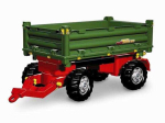 Rolly Toys rollyTrailer Rolly Multi kaheteljelise haagis, roheline