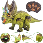 WOOPIE kaugjuhtimispult RC-dinosauruse robot Triceratops