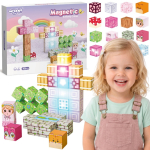 Woopie magnetkuubikud 48 tk Montessori hariduslik 3D pusle