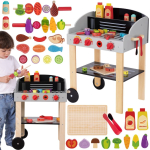 WOOPIE GREEN Puidust grill + tarvikud 24tk.