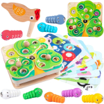 TOOKY TOY 2in1 Puidust magnetm&auml;ng &bdquo;T&otilde;mba putukaid&ldquo;