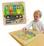 MASTERKIDZ Montessori magnetiline tahvel - J&auml;&auml;tmete sorteerimine