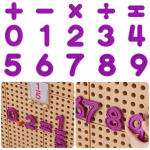 MASTERKIDZ numbrite ja s&uuml;mbolite komplekt STEM seinaplaatidele 82 tk.