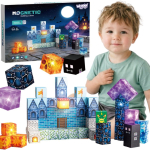 WOOPIE magnetilised ehitusplokid Pixel Castle 64 tk.