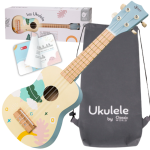 CLASSIC WORLD puidust ukulele lastele, sinine